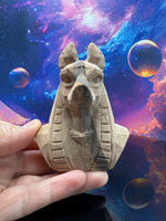 Load image into Gallery viewer, Anubis Sandstone Carving
