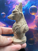Load image into Gallery viewer, Anubis Sandstone Carving
