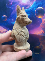 Load image into Gallery viewer, Anubis Sandstone Carving
