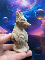 Load image into Gallery viewer, Anubis Sandstone Carving
