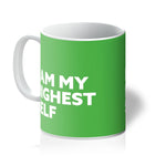 Load image into Gallery viewer, I AM My Highest Self - Lime Green Mug
