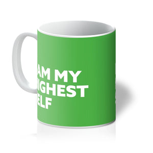 I AM My Highest Self - Lime Green Mug