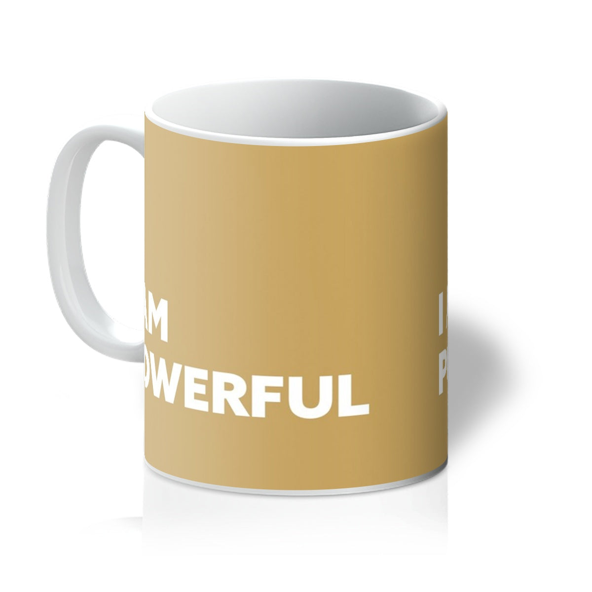 I AM Powerful - Gold Mug