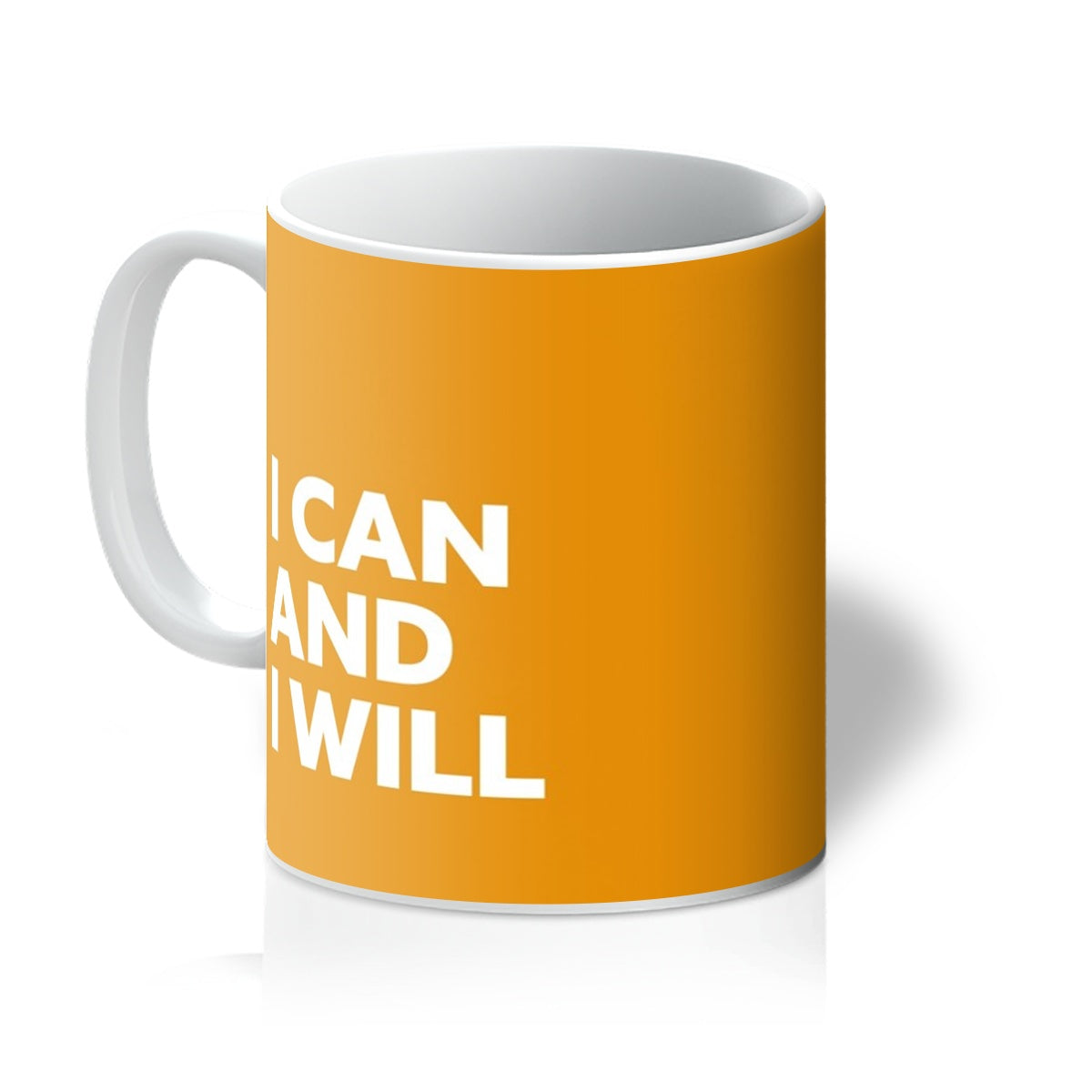 I Can and I Will - Marigold Orange Mug