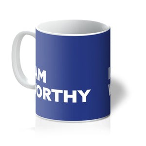 I AM Worthy - Royal Blue Mug