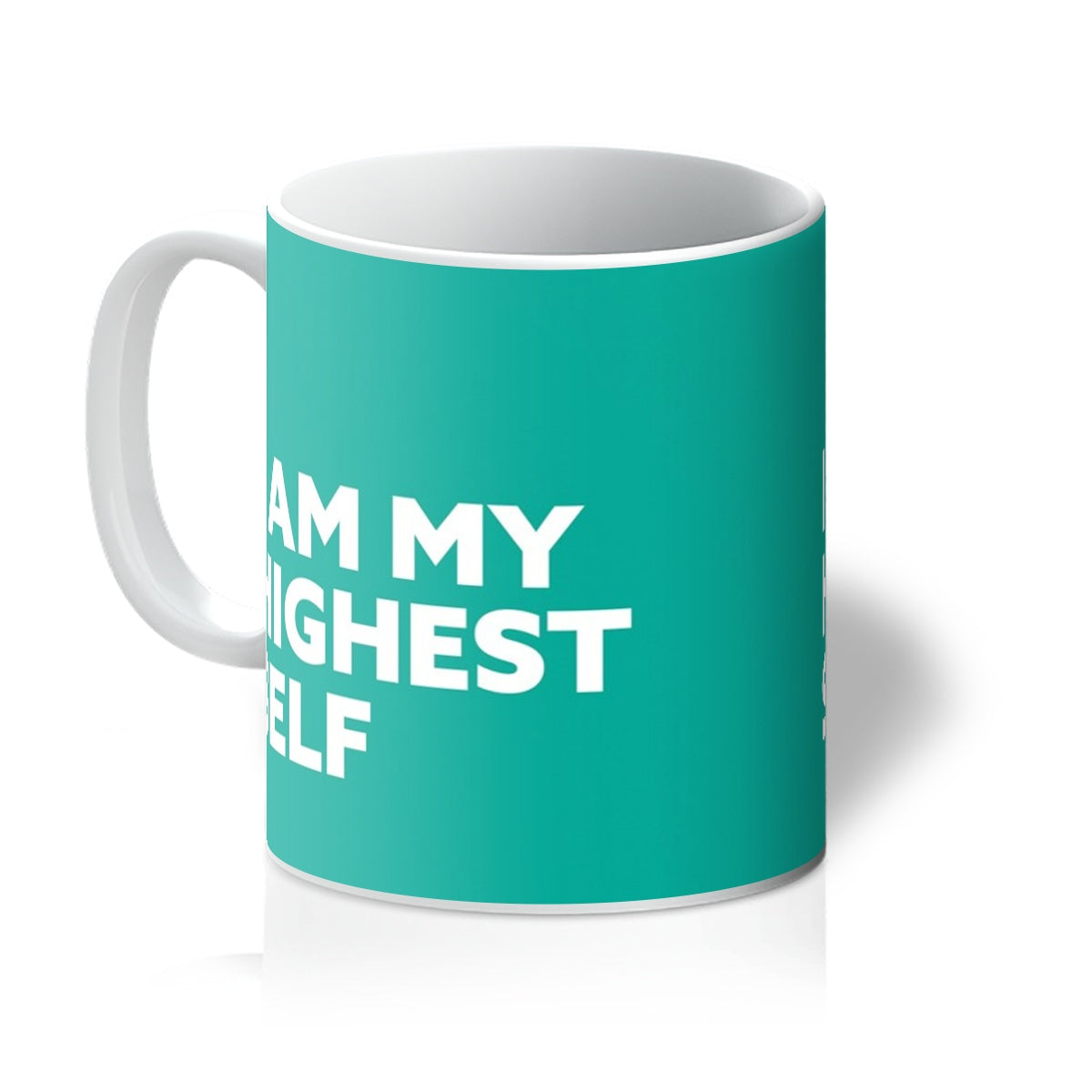 I AM My Highest Self - Teal Mug