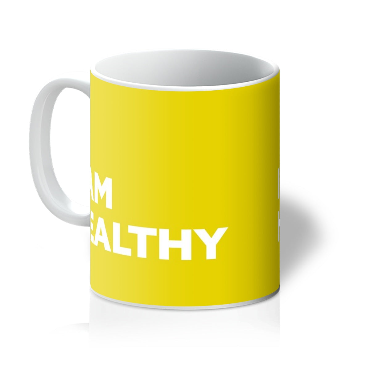 I AM Healthy - Sunshine Yellow Mug
