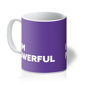 I AM Powerful - Cadbury Purple Mug