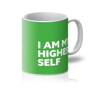 I AM My Highest Self - Lime Green Mug