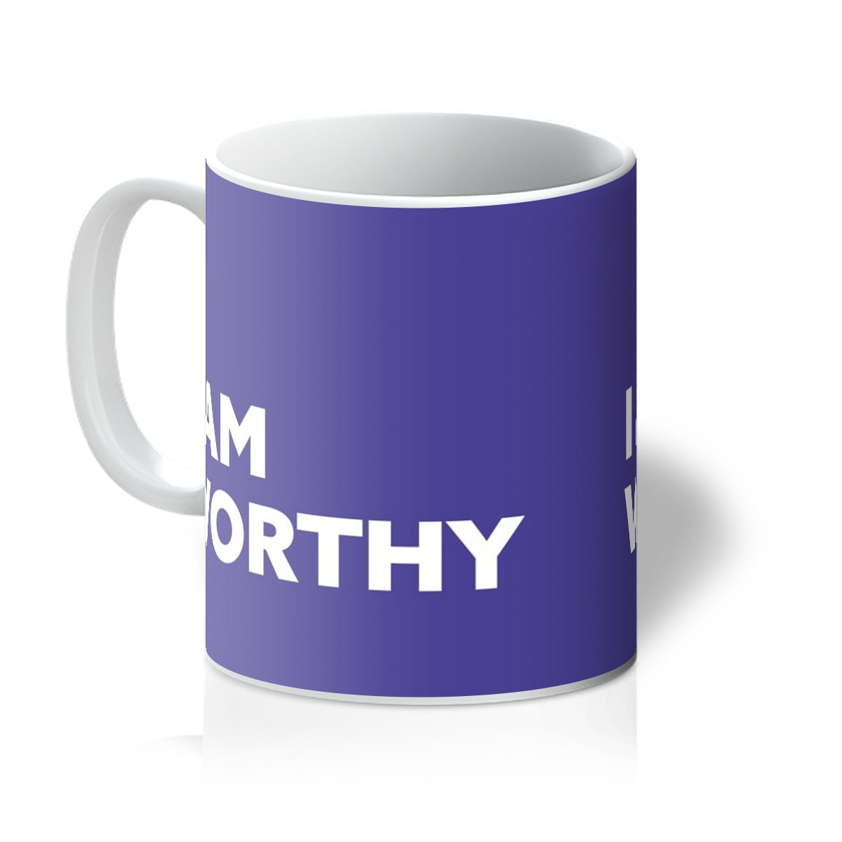 I AM Worthy - Purple Mug