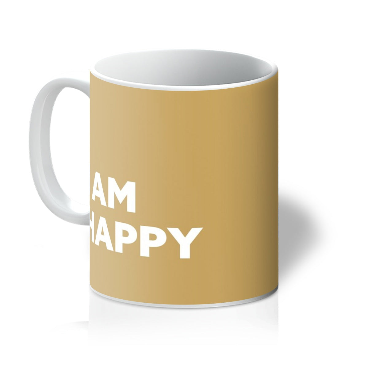 I AM Happy - Gold Mug