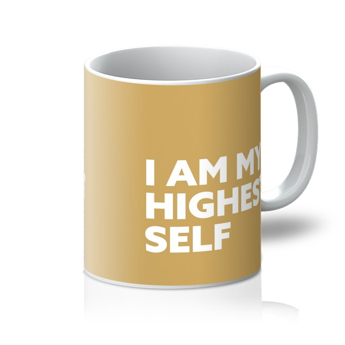 I AM My Highest Self - Gold Mug