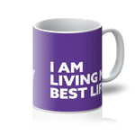 Load image into Gallery viewer, I AM Living My Best Life - Cadbury Purple Mug
