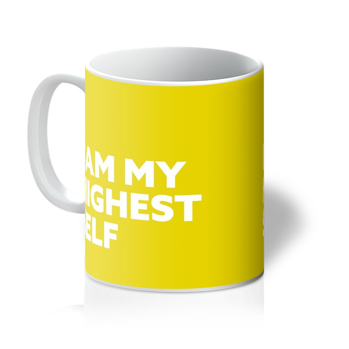 I AM My Highest Self - Sunshine Yellow Mug