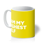 Load image into Gallery viewer, I AM My Highest Self - Sunshine Yellow Mug
