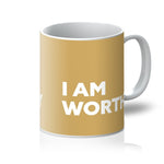 Load image into Gallery viewer, I AM Worthy - Gold Mug
