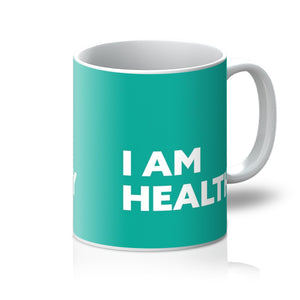 I AM Healthy - Teal Mug