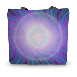 Violet Flame of the One True Heart - Canvas Tote Bag