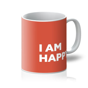 I AM Happy - Red Mug