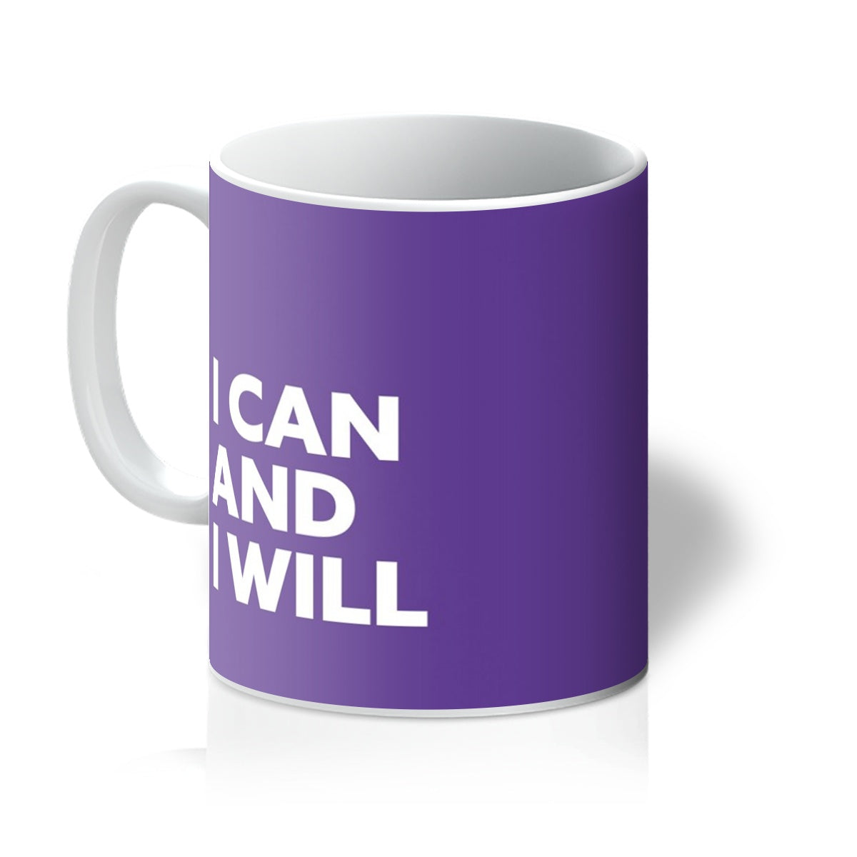 I Can and I Will - Cadbury Purple Mug