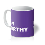 Load image into Gallery viewer, I AM Worthy - Cadbury Purple Mug
