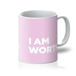 Load image into Gallery viewer, I AM Worthy - Baby Pink Mug

