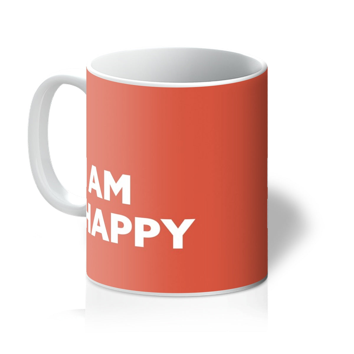 I AM Happy - Red Mug