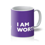 Load image into Gallery viewer, I AM Worthy - Cadbury Purple Mug

