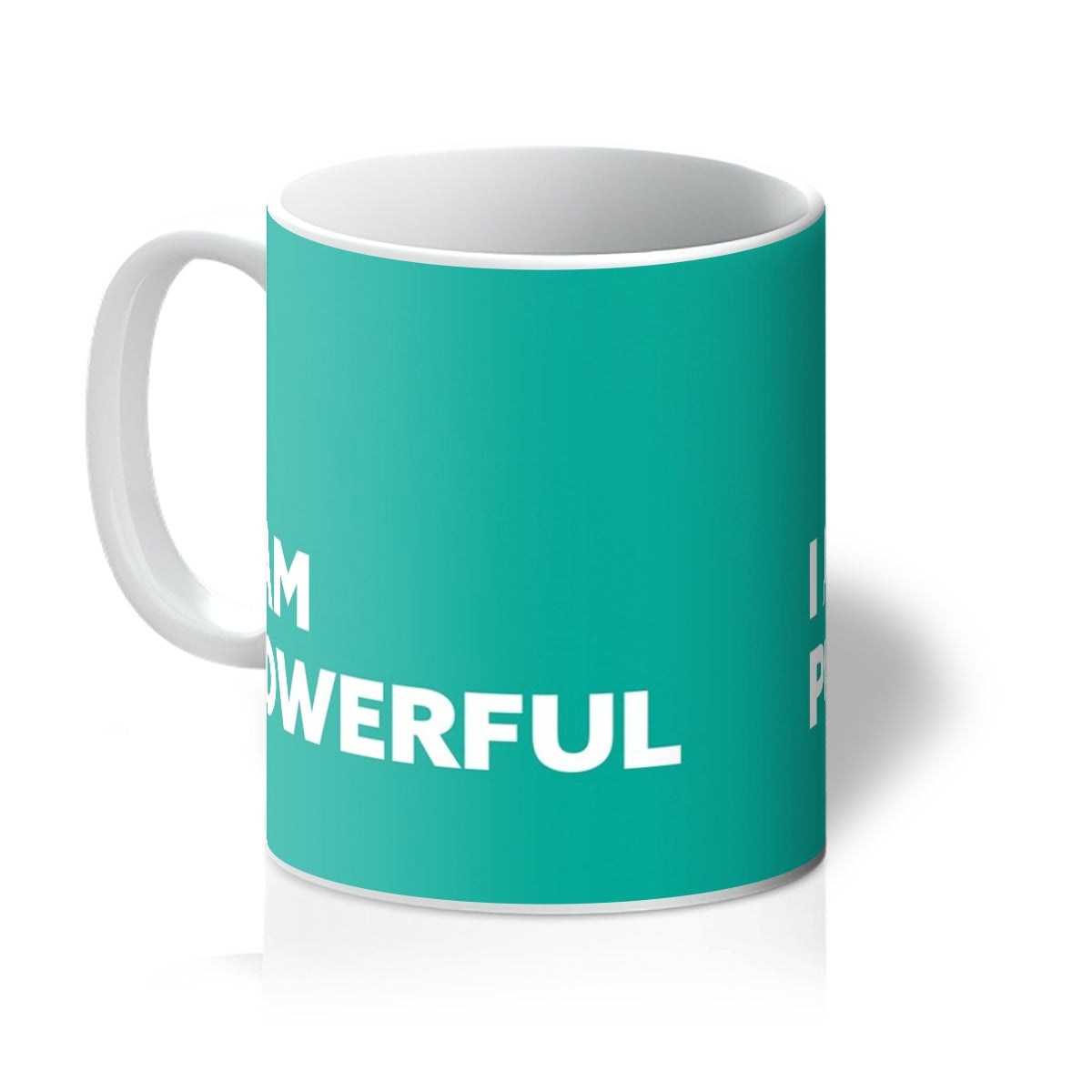 I AM Powerful - Teal Mug