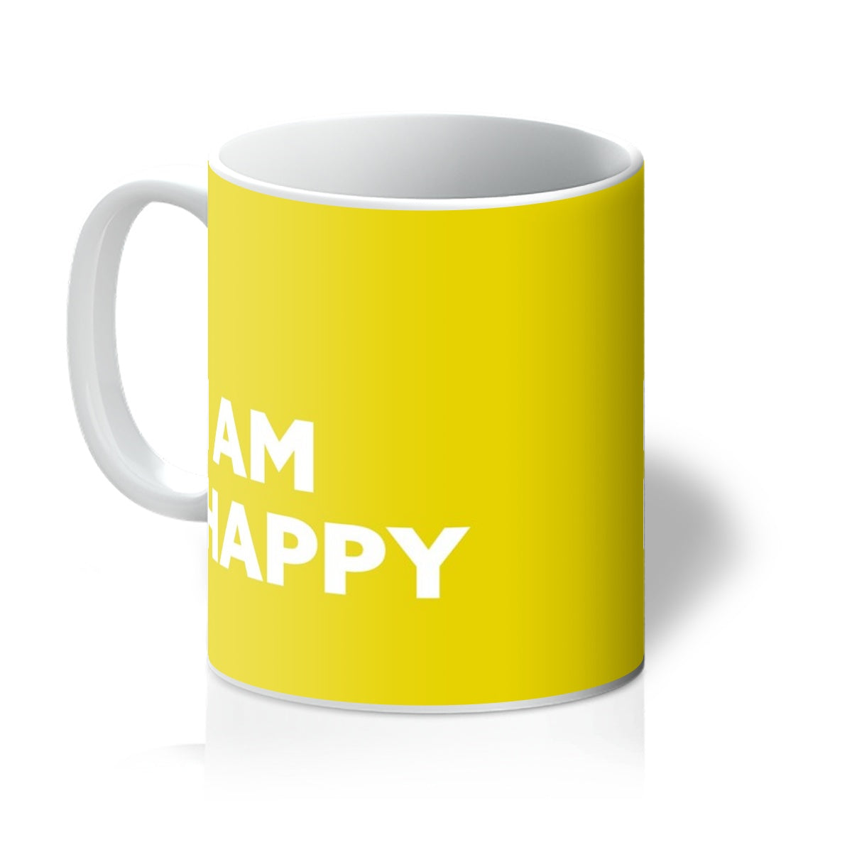 I AM Happy - Sunshine Yellow Mug