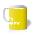 Load image into Gallery viewer, I AM Happy - Sunshine Yellow Mug
