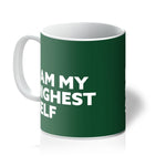 Load image into Gallery viewer, I AM My Highest Self - Forest Green Mug
