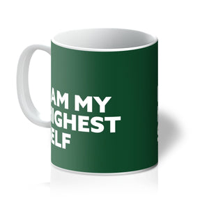 I AM My Highest Self - Forest Green Mug