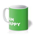 Load image into Gallery viewer, I AM Happy - Lime Green Mug
