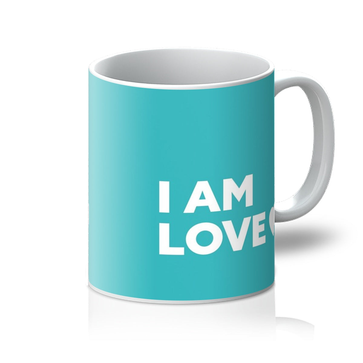 I AM Love - Turquoise Mug