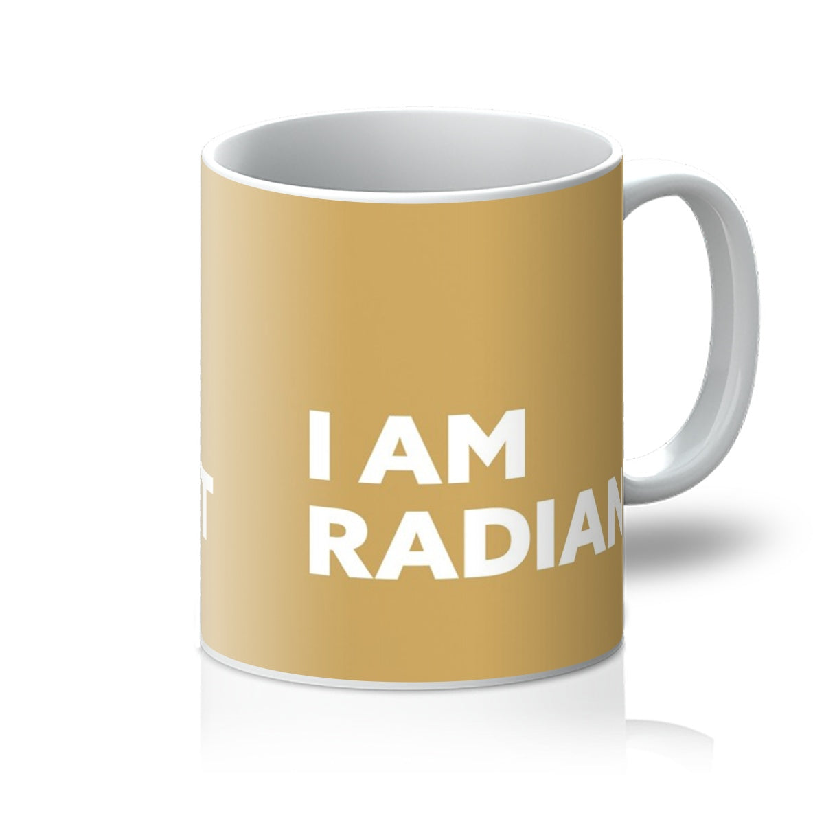 I AM Radiant - Gold Mug