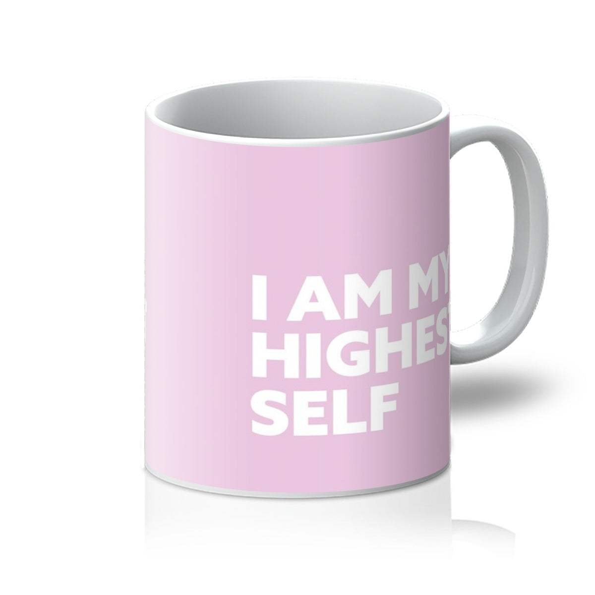 I AM My Highest Self - Baby Pink Mug