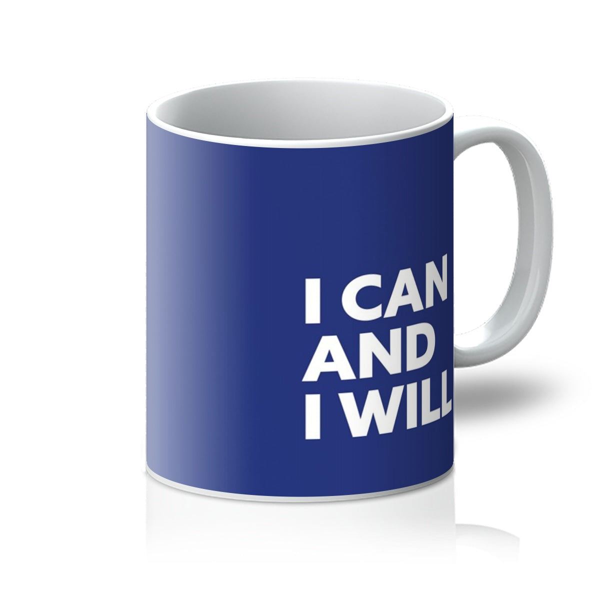 I Can and I Will - Royal Blue Mug