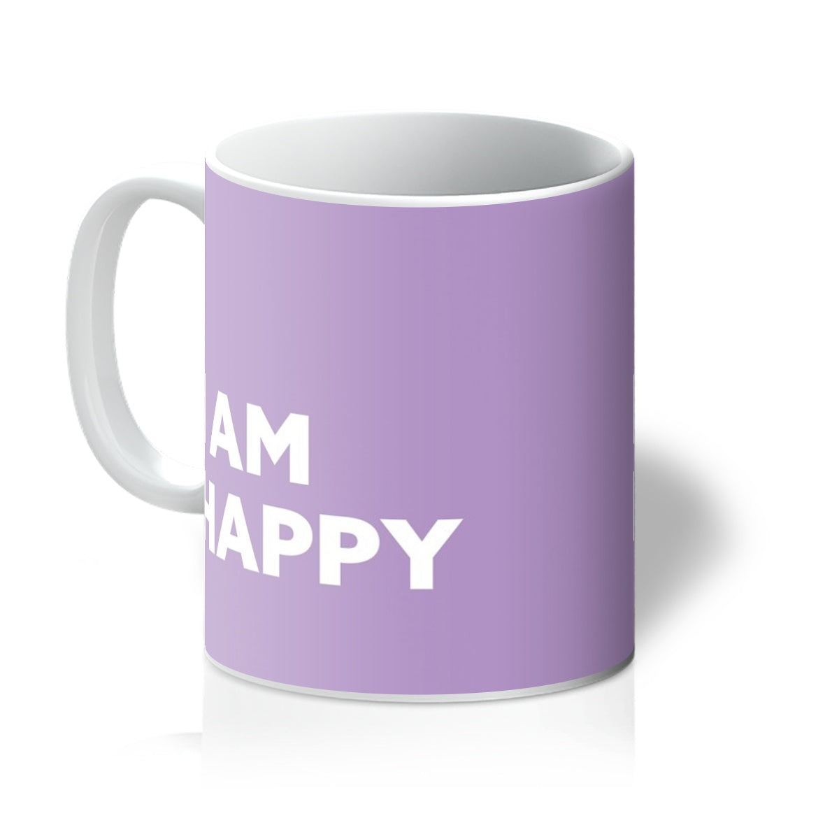 I AM Happy - Lavender Purple Mug