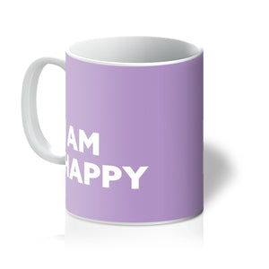 I AM Happy - Lavender Purple Mug