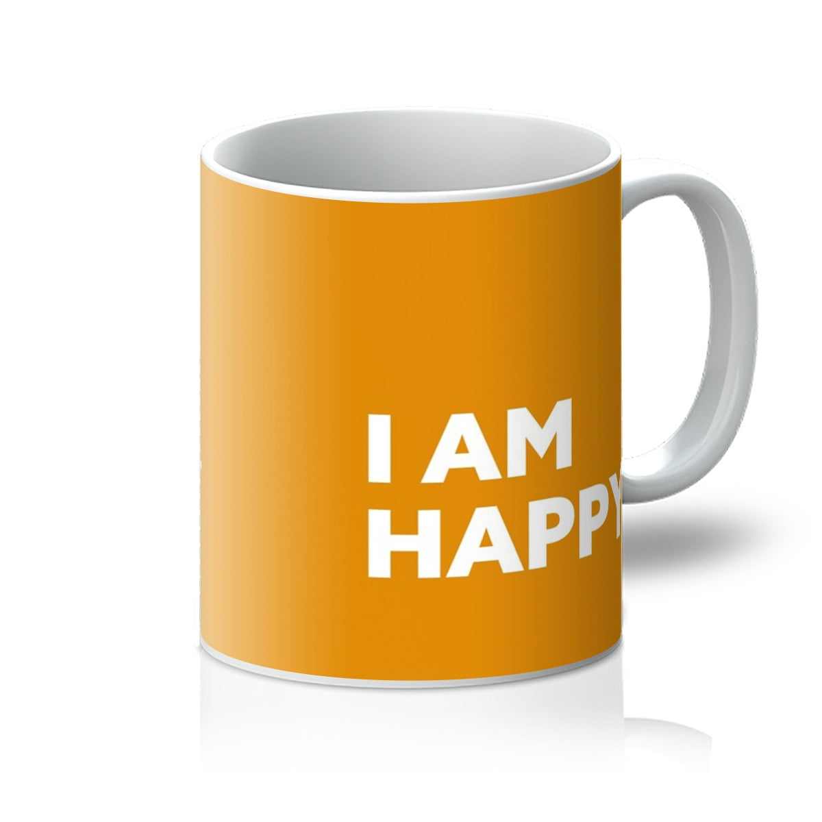 I AM Happy - Marigold Orange Mug