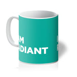 Load image into Gallery viewer, I AM Radiant - Teal Mug
