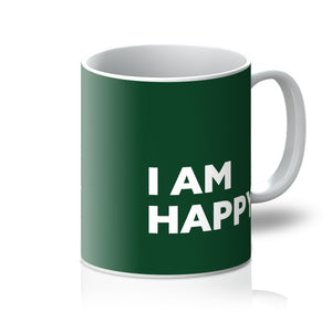 I AM Happy - Forest Green Mug