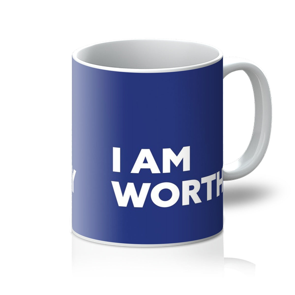 I AM Worthy - Royal Blue Mug