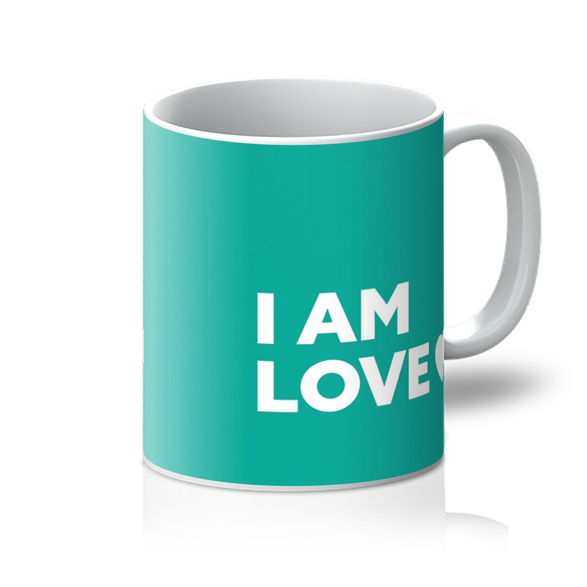 I AM Love - Teal Mug