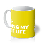 Load image into Gallery viewer, I AM Living My Best Life - Yellow Mug
