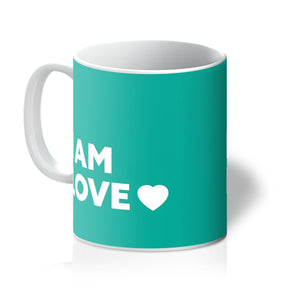 I AM Love - Teal Mug