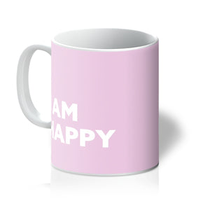 I AM Happy - Baby Pink Mug