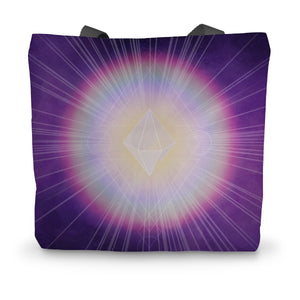 The Golden Rainbow Fire - Canvas Tote Bag