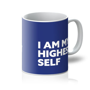 I AM My Highest Self - Royal Blue Mug